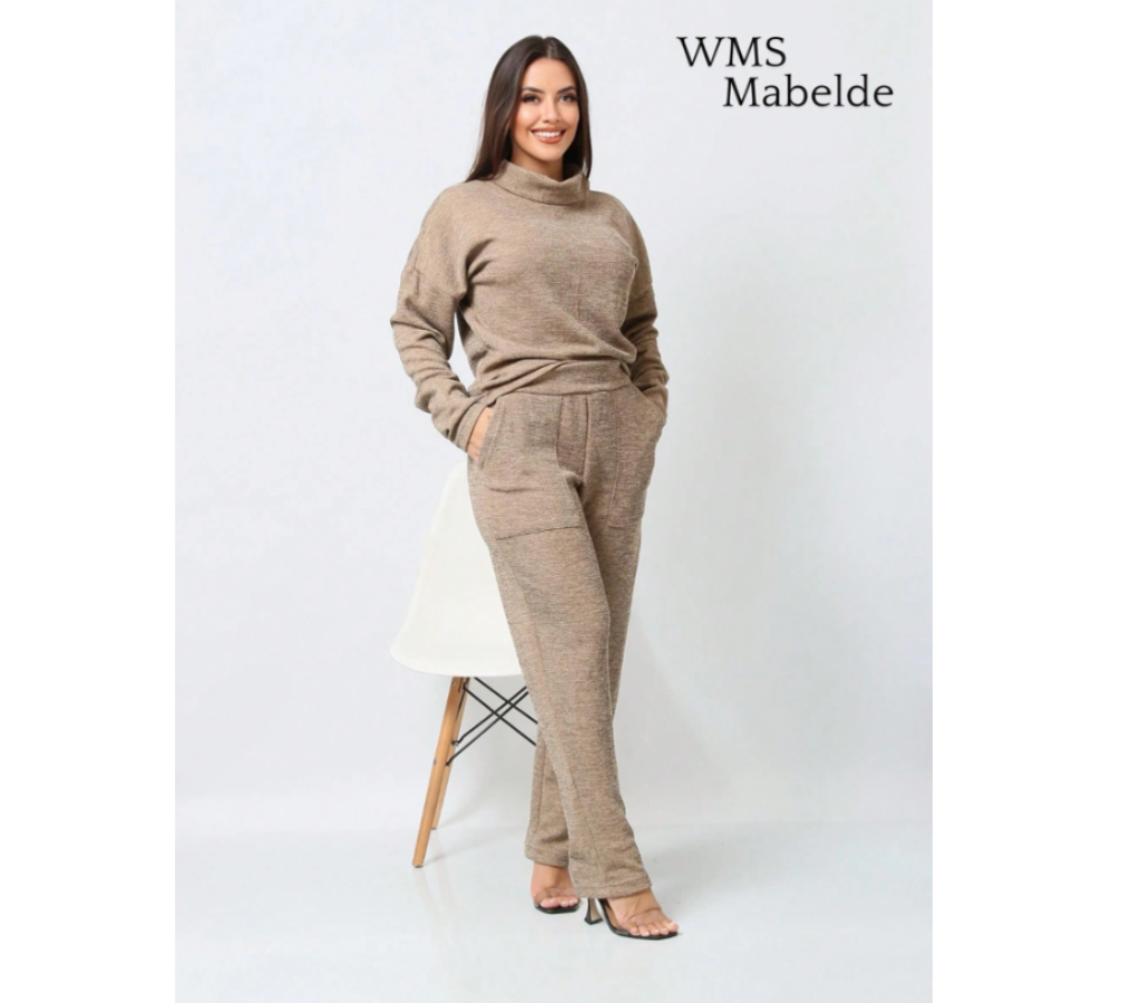 Conjunto Calça Rib
