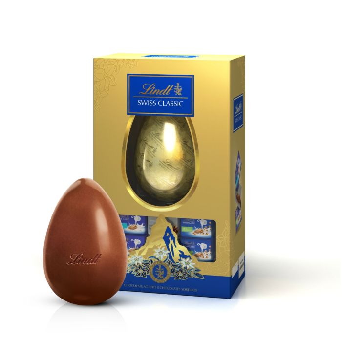 ovos de páscoa lindt - ovo swiss classic
