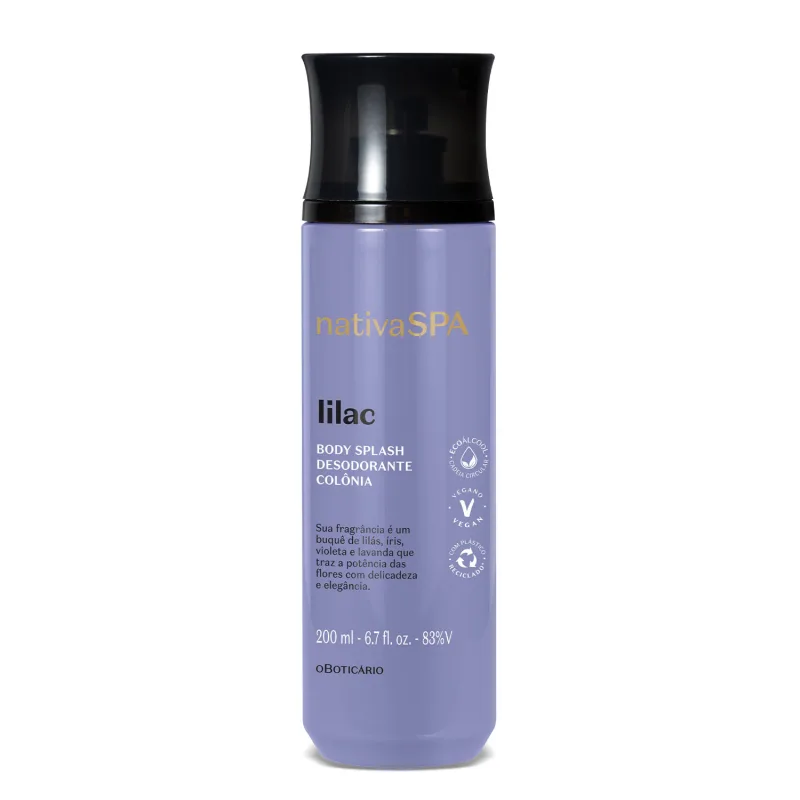 Nativa Spa Lilac: você viu o novo Body Splash Floral do Boticário?