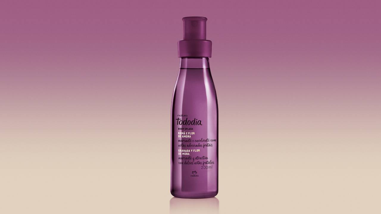 O novo Body Splash da Natura que é uma explosão de Romã e Flor de Amora