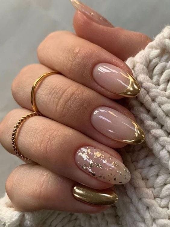 unhas francesinhas cromadas 3
