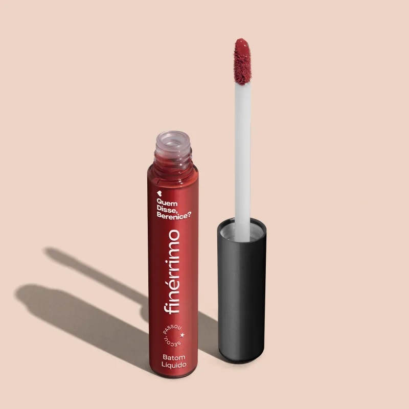 Batom Líquido Vermelho Tô com Tudo Finérrimo 5ml