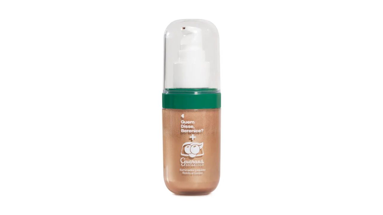 Iluminador Líquido Rosto e Corpo QDB E Guaraná Antarctica